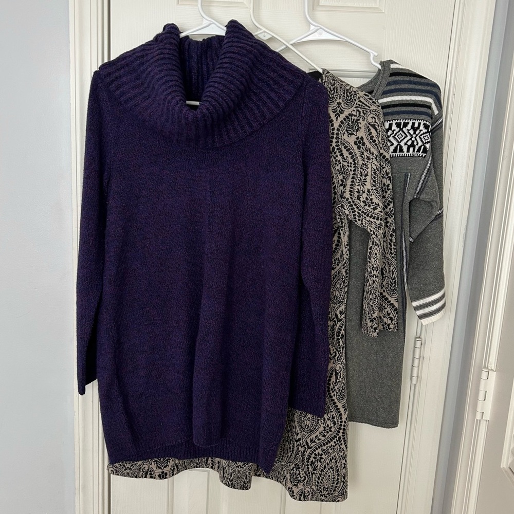 Lot of 3 pieces Fall Winter Dress, Top - Picture 2 of 10